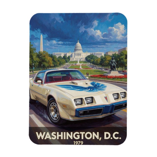 Ímã Washington DC American Road Cruiser 1979 (Vertical)