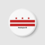 Imã Washington DC Flag Magnet<br><div class="desc">Mostre seu orgulho na sua cidade com este ímã divertido.</div>