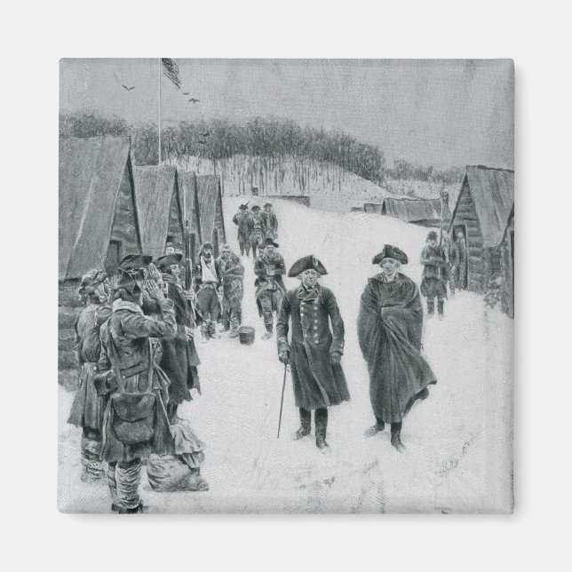 Imã Washington e Steuben no Vale Forge (Frente)