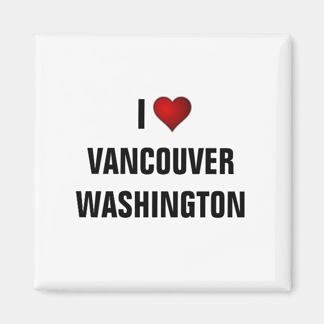 IMÃ WASHINGTON: EU AMO VANCOUVER (Frente)