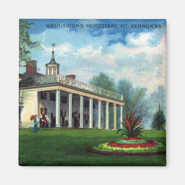 Imã Washington Homestead Mt. Vernon, VA (Frente)