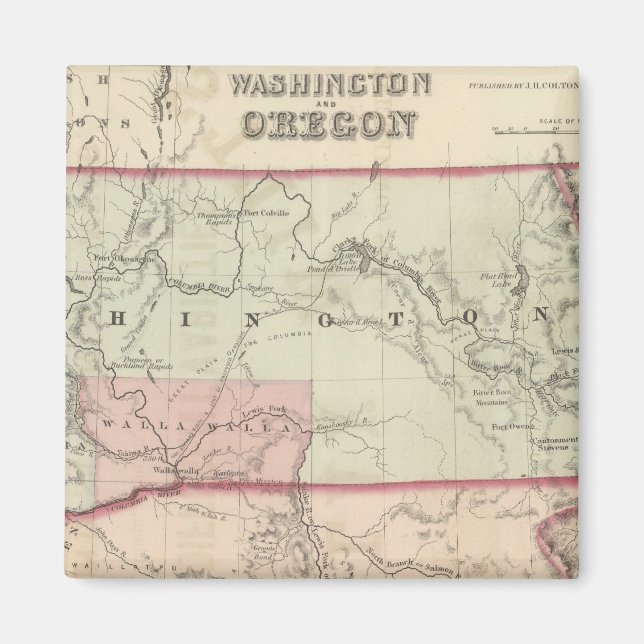 Imã Washington, Oregon e Idaho e Montana (Frente)
