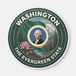 Imã Washington Puget Sound Herança e Charme Florestal