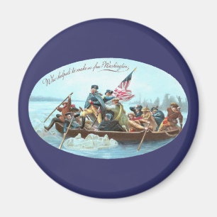 Imã Washington que cruza o Delaware