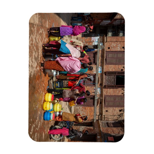 Ímã Wasserholen in Bhaktapur Nepal (Vertical)