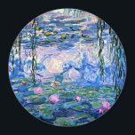 Imã Water Lily, 1919, por Claude Monet,<br><div class="desc">Os famosos Lírios d'Água de Claude Monet,  1919,  pintando. Veja também cores sólidas correspondentes,  pinto-púrpura e Monet-blue.</div>