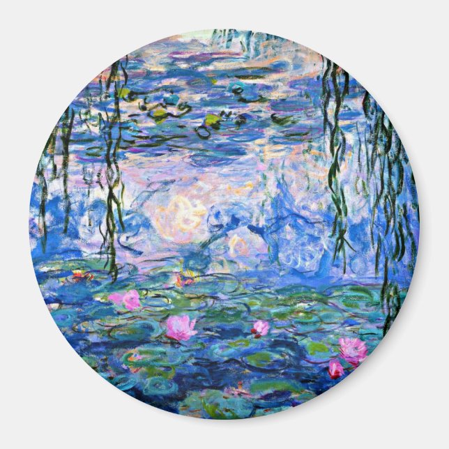 Imã Water Lily, 1919, por Claude Monet, (Frente)