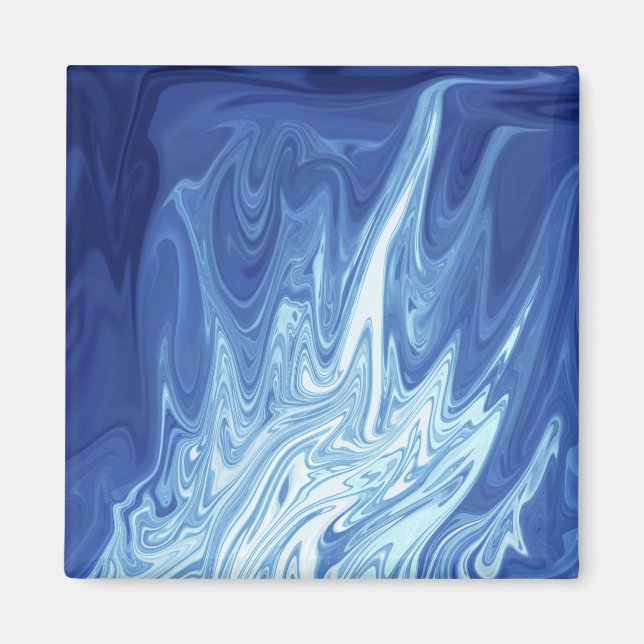 Imã Watercolor abstract pattern (Frente)