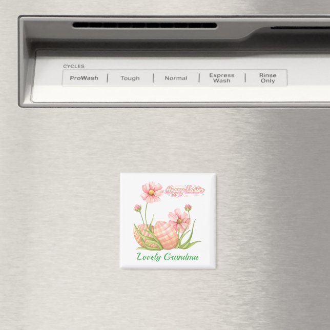 Imã Watercolor Easter Egg Personalized Magnet (In Situ (Dishwasher))