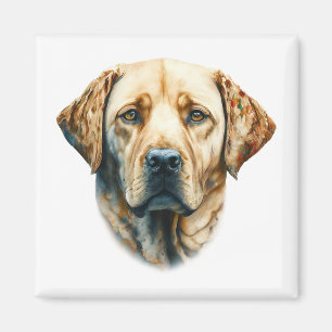 Imã Watercolor Labrador Retriever