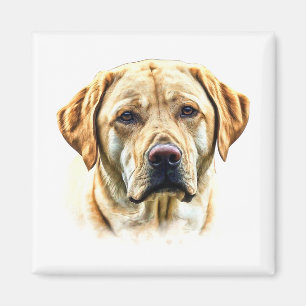Imã Watercolor Labrador Retriever