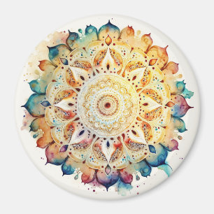 Imã Watercolor Mandala