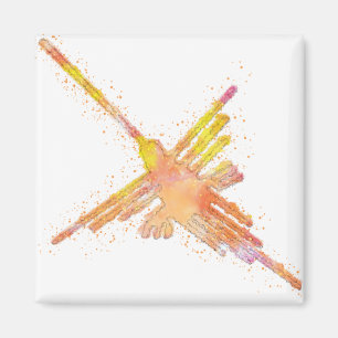 Imã Watercolor Nazca Hummingbird