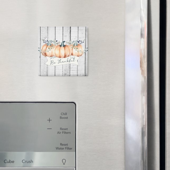 Imã Watercolor Rustic Pumpkins (In Situ (Fridge))