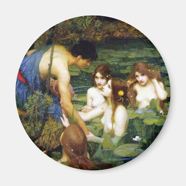 Imã Waterhouse Hylas e o Magnet dos Ninfhs (Frente)