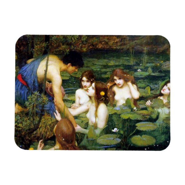 Ímã Waterhouse Hylas e o Magnet dos Ninfhs (Horizontal)