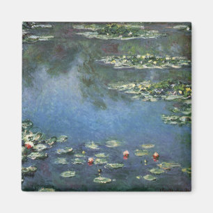 Imã Waterlilies por Claude Monet, flores do vintage