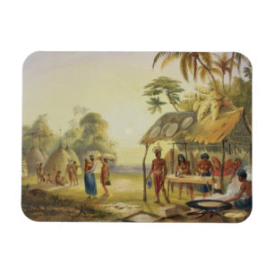 Ímã Watu Ticaba, uma vila de Wapisiana, 'das vistas em