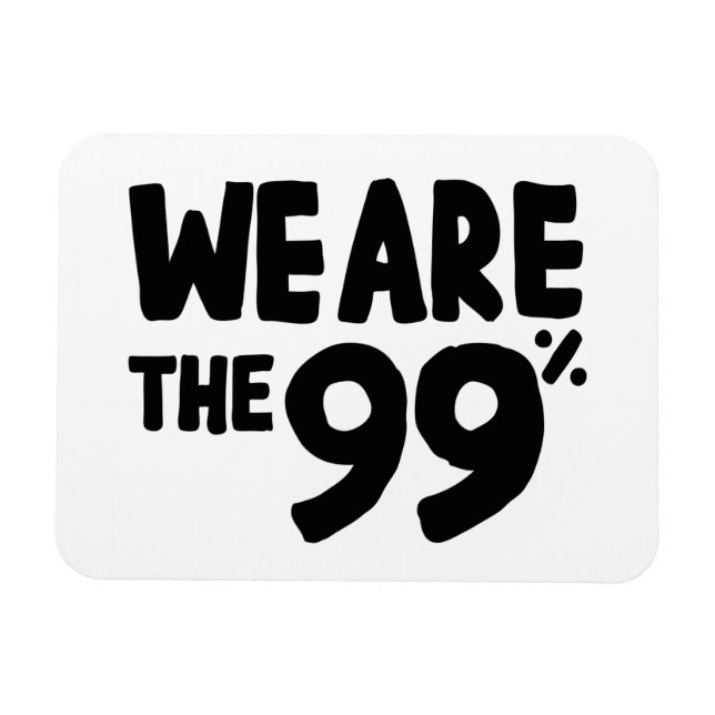 Ímã We Are the 99% (Horizontal)