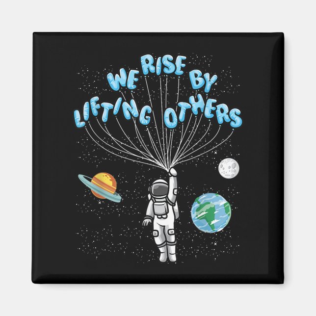 Imã We Rise Motivational Quote - Clic Fit, Short Sleev (Frente)