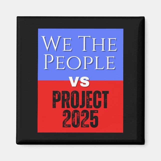 Imã We The Pessoas Vs Project 2025 Save Democracy Poli (Frente)
