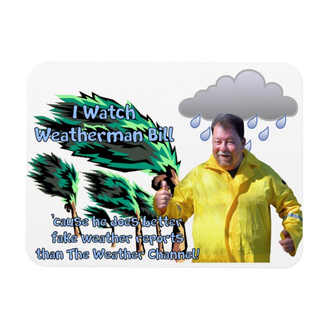 Ímã Weatherman Bill (Horizontal)