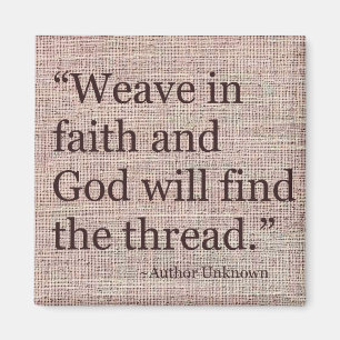 Imã Weave no ímã inspirado da fé
