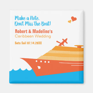 Imã Wedding Cruise Salve a Data