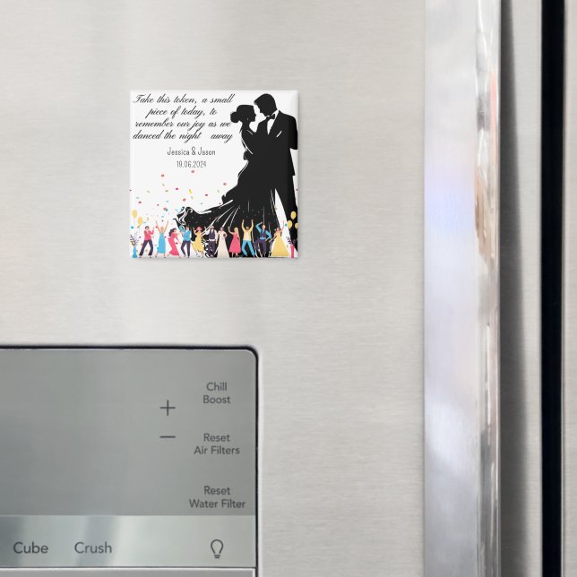 Imã Wedding Custom Favor, Wedding Party Custom Gifts  (In Situ (Fridge))