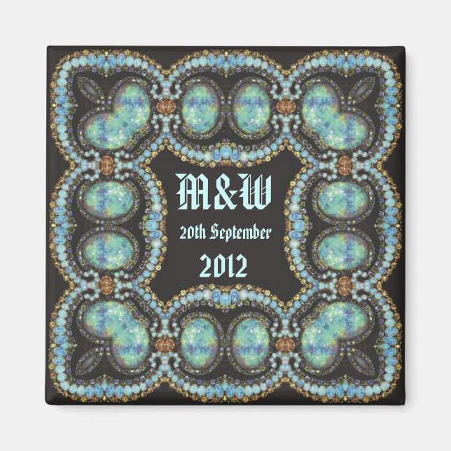 Imã Wedding Souvenir Magnet (Frente)