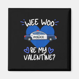 Imã Wee Woo Seja Meu Namorado Carro de Polícia Oficial