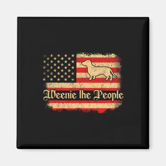 Imã Weenie The People 4 De Julho Bandeira Americana Do