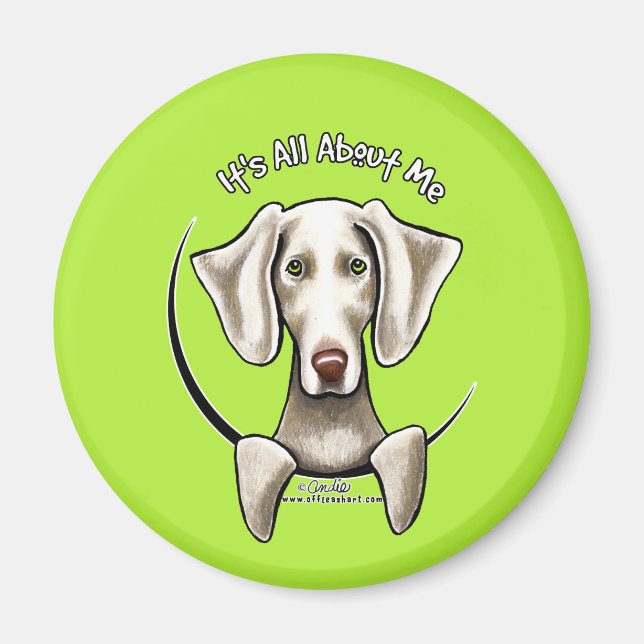 Imã Weimaraner IAAM (Frente)