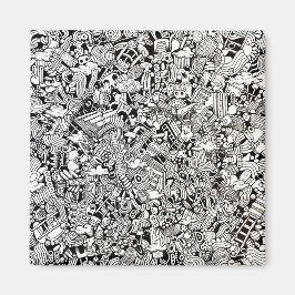 Imã Weird Shapes Detailed Cartoon