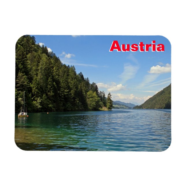 Ímã Weissensee, Áustria (Horizontal)
