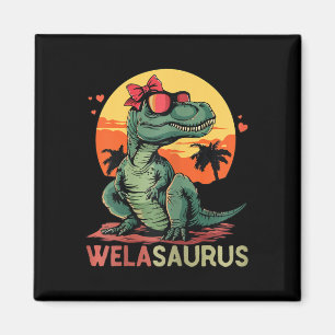Imã Welasaurus Dino Dinosaur Wela-saurus T-rex Mãe"