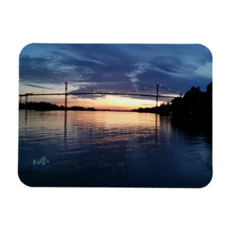 Ímã Wellesley Island Bridge Magneto sunset
