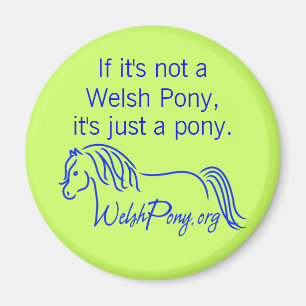 Imã Welsh Pony & Cob Society of America.