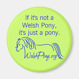 Imã Welsh Pony & Cob Society of America.