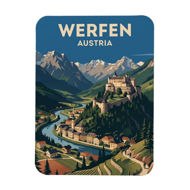 Ímã Werfen, Áustria (Vertical)