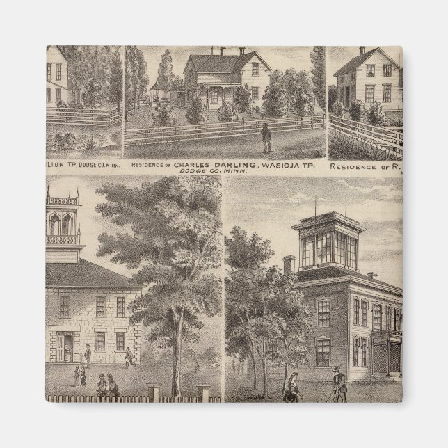 Imã Wesleyan Methodist Seminary, Wasioja, Minnesota (Frente)