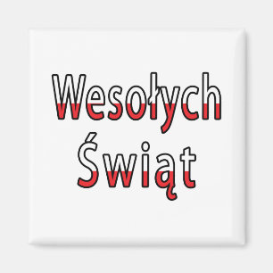 Imã Wesolych Swiat Flag