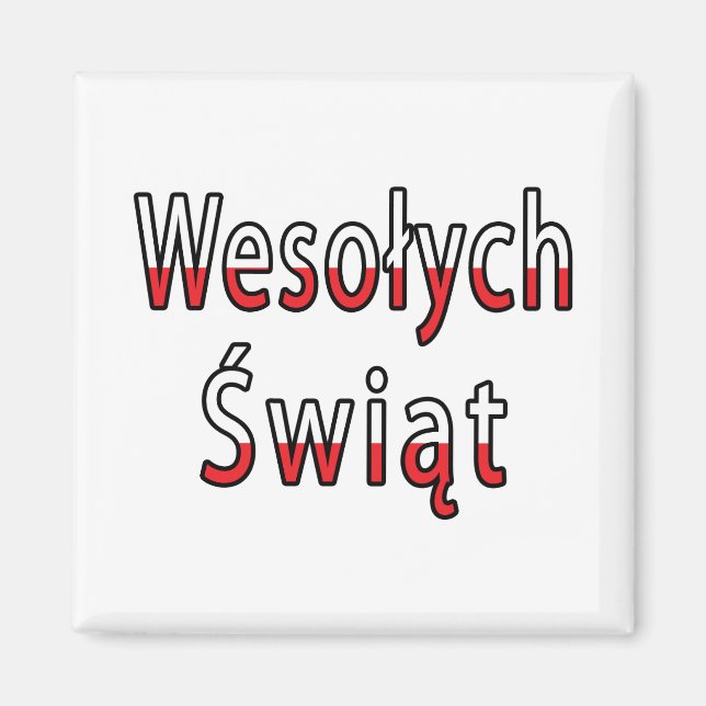Imã Wesolych Swiat Flag (Frente)