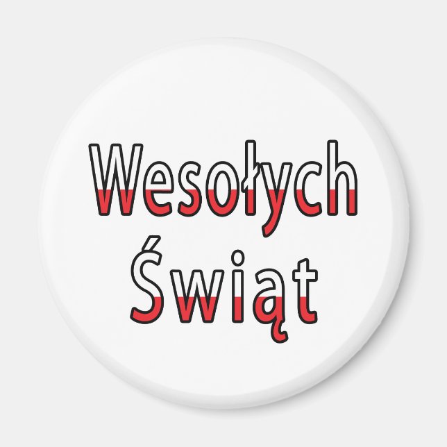 Imã Wesolych Swiat Flag (Frente)