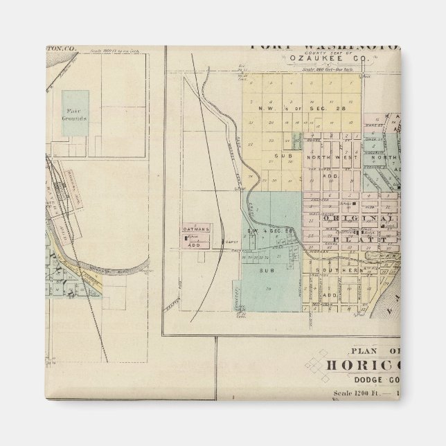 Imã West Bend, Port Washington, Hartford e Horicon (Frente)