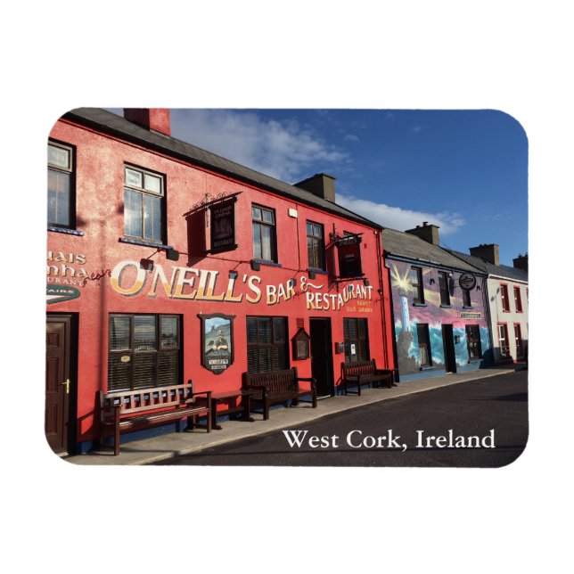 Ímã West Cork, Irish Pubs, Ireland Magnet (Horizontal)