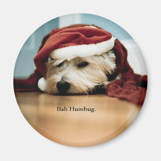 Imã West Highland Terrier Santa Hat Westie Natal