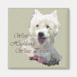 Imã West Highland White Terrier Art