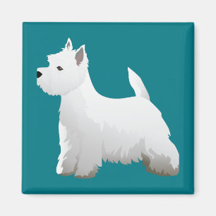 Imã West Highland White Terrier Basic Brevee Design