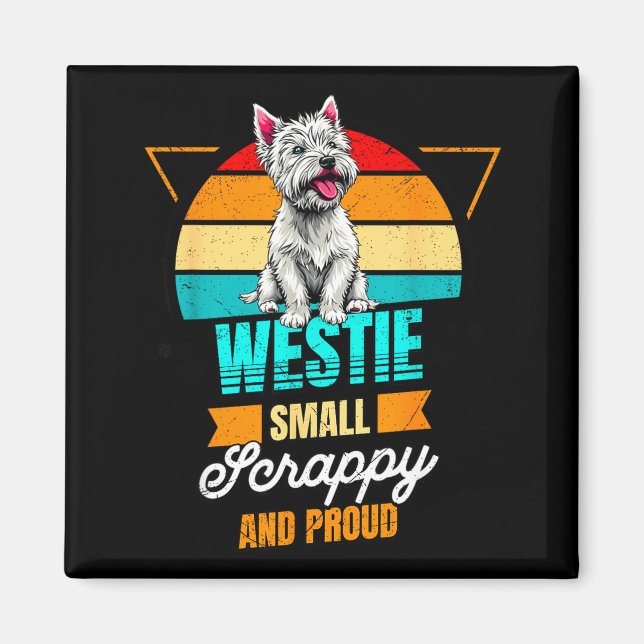 Imã West Highland White Terrier Lover Funny Westie Dog (Frente)